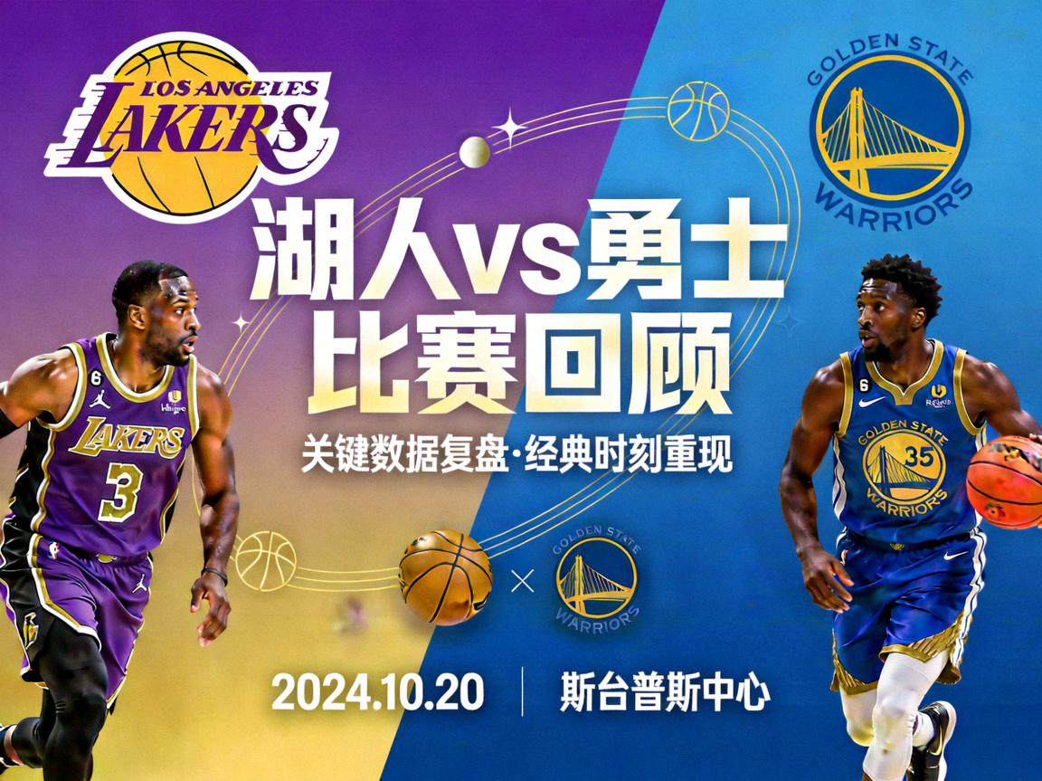 NBA篮球赛事分析文章封面图 - 湖人vs勇士比赛回顾