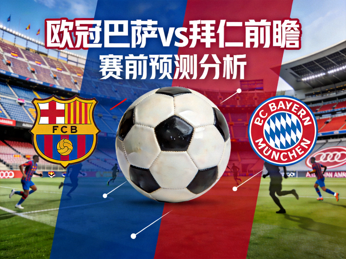 赛前预测分析文章封面图 - 欧冠巴萨vs拜仁前瞻